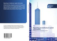 Bookcover of Reporting of intellectual capital information