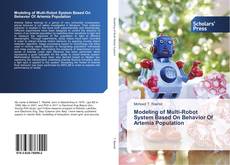 Modeling of Multi-Robot System Based On Behavior Of Artemia Population kitap kapağı