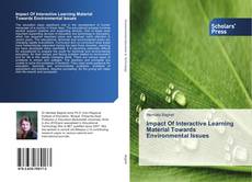 Impact Of Interactive Learning Material Towards Environmental Issues kitap kapağı