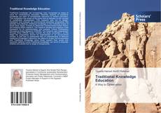 Capa do livro de Traditional Knowledge Education 