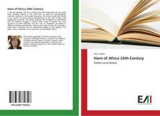 Capa do livro de Horn of Africa 20th Century 