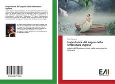 Importanza del sogno nella letteratura inglese的封面