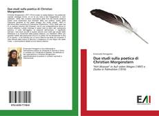 Buchcover von Due studi sulla poetica di Christian Morgenstern