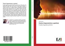 Portada del libro de Come imparammo a parlare