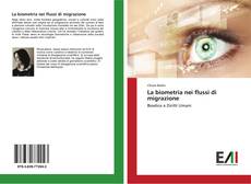 Couverture de La biometria nei flussi di migrazione