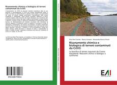 Risanamento chimico e biologico di terreni contaminati da Cr(VI)‏ kitap kapağı
