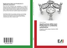 Buchcover von Applicazione della Lean Production in ambiente automotive