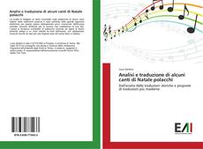 Bookcover of Analisi e traduzione di alcuni canti di Natale polacchi