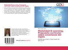 Modalidad B-Learning. Propuesta curricular sobre enseñanza del inglés的封面