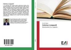 Buchcover von Calvino e Leopardi