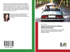 Buchcover von Nuovi trend sociali nell'uso dell'automobile