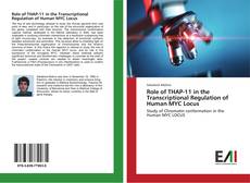 Bookcover of Role of THAP-11 in the Transcriptional Regulation of Human MYC Locus