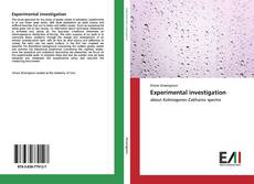 Bookcover of Experimental investigation