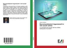 Buchcover von Raccomandazioni ingannevoli in reti sociali online