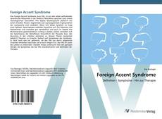 Foreign Accent Syndrome kitap kapağı