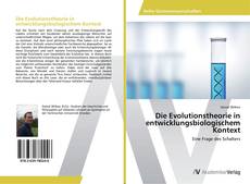 Обложка Die Evolutionstheorie in entwicklungsbiologischem Kontext