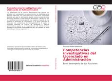 Buchcover von Competencias investigativas del Licenciado en Administración