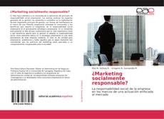 Bookcover of ¿Marketing socialmente responsable?