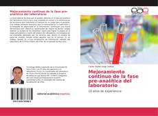 Capa do livro de Mejoramiento continuo de la fase pre-analítica del laboratorio 