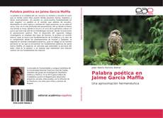 Buchcover von Palabra poética en Jaime García Maffla