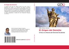 Portada del libro de El Origen del Derecho