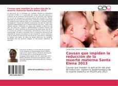 Copertina di Causas que impiden la reducción de la muerte materna Santa Elena 2013