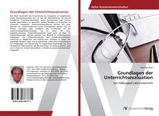 Couverture de Grundlagen der Unterrichtsevaluation