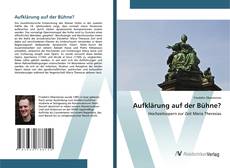 Aufklärung auf der Bühne? kitap kapağı