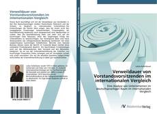 Обложка Verweildauer von Vorstandsvorsitzenden im internationalen Vergleich