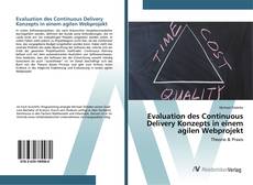 Portada del libro de Evaluation des Continuous Delivery Konzepts in einem agilen Webprojekt