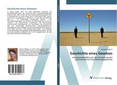 Bookcover of Geschichte eines Gesetzes