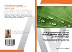 Bookcover of Erfolgsdeterminanten von Anreizsystemen im Kontext von mobilen Apps