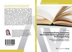 Portada del libro de Zusammenhang zwischen formalem Bildungsstand und Prüfungserfolg
