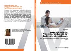 Portada del libro de Auswirkungen der Arbeitsmarktsituation auf Fertilitätsentscheidungen
