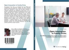 Portada del libro de Open Innovation in Family Firms
