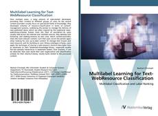 Copertina di Multilabel Learning for Text-WebResource Classification