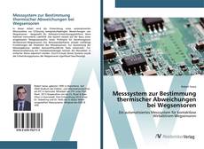 Bookcover of Messsystem zur Bestimmung thermischer Abweichungen bei Wegsensoren
