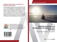 Bookcover of Welchen Einfluss hat Sinnerleben im Kontext von Burnout