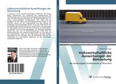Bookcover of Volkswirtschaftliche Auswirkungen der Bemautung