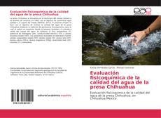 Обложка Evaluación fisicoquímica de la calidad del agua de la presa Chihuahua