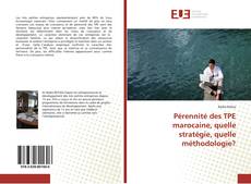Capa do livro de Pérennité des TPE marocaine, quelle stratégie, quelle méthodologie? 
