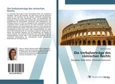 Bookcover of Die Verbalverträge des römischen Rechts