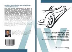 Buchcover von Produkt-Sounddesign am Beispiel der Automobilindustrie..