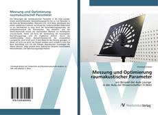 Обложка Messung und Optimierung raumakustischer Parameter