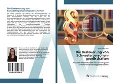 Portada del libro de Die Besteuerung von Schwesterpersonen­gesellschaften