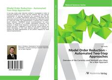 Couverture de Model Order Reduction - Automated Two-Step Approaches