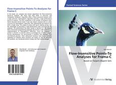 Buchcover von Flow-Insensitive Points-To Analyses for Frama-C