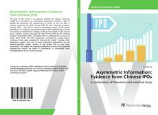 Copertina di Asymmetric Information: Evidence from Chinese IPOs