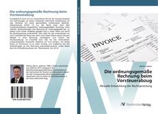 Bookcover of Die ordnungsgemäße Rechnung beim Vorsteuerabzug