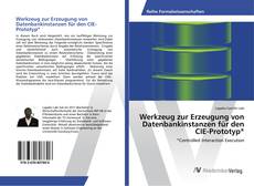 Borítókép a  Werkzeug zur Erzeugung von Datenbankinstanzen für den CIE-Prototyp* - hoz